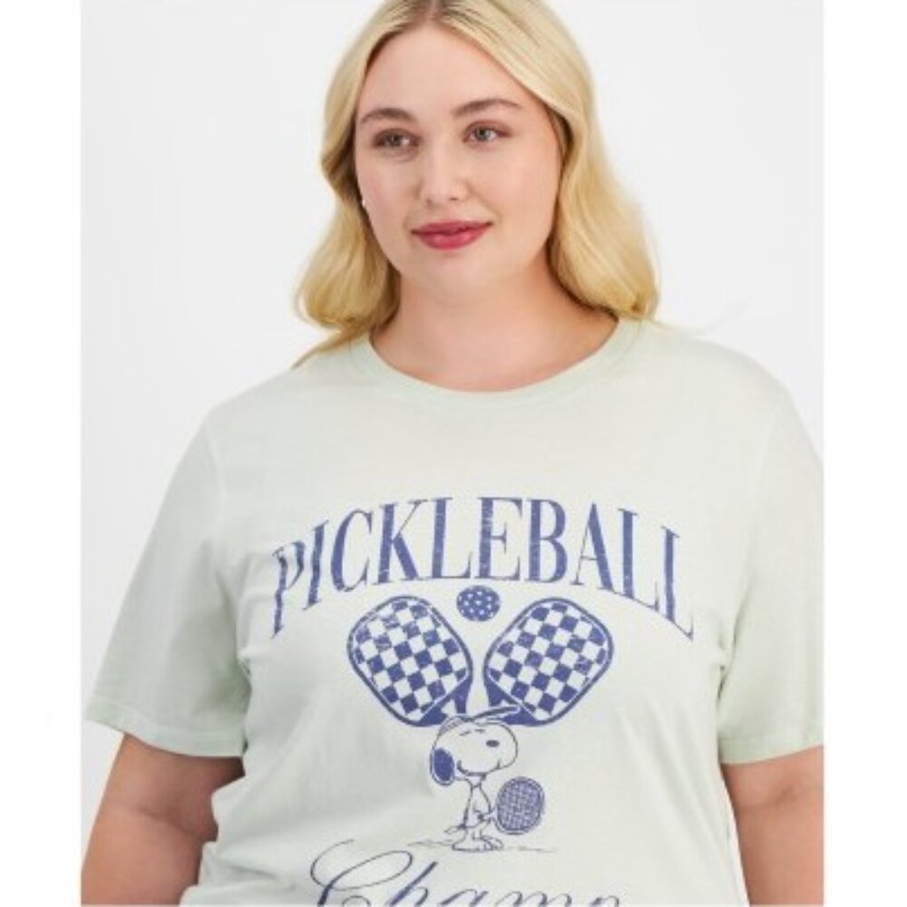 GRAYSON THREADS, THE LABEL Pickleball Champs Tee 2X, Peanuts Snoopy Graphic NWT - Picture 3 of 13